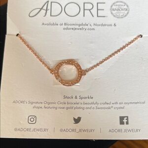 Adore Rose Gold Bracelet with Swarovski Crystal